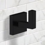 Nameeks NNBL0054 Bathroom Hook, Modern, Square, Black